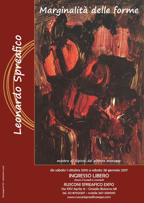 Mostra Spreafico_Rusconi a Cinisello Balsamo
