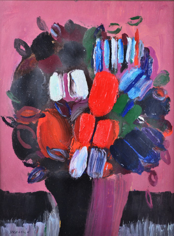 Vaso con fiori, 1971