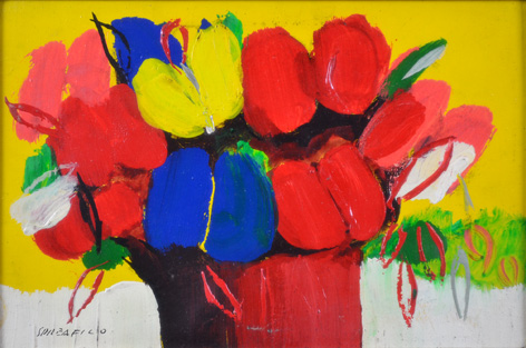 Fiori fondo giallo, 1974