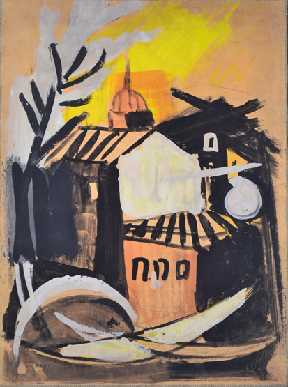 Paesaggio con cupola, 1950